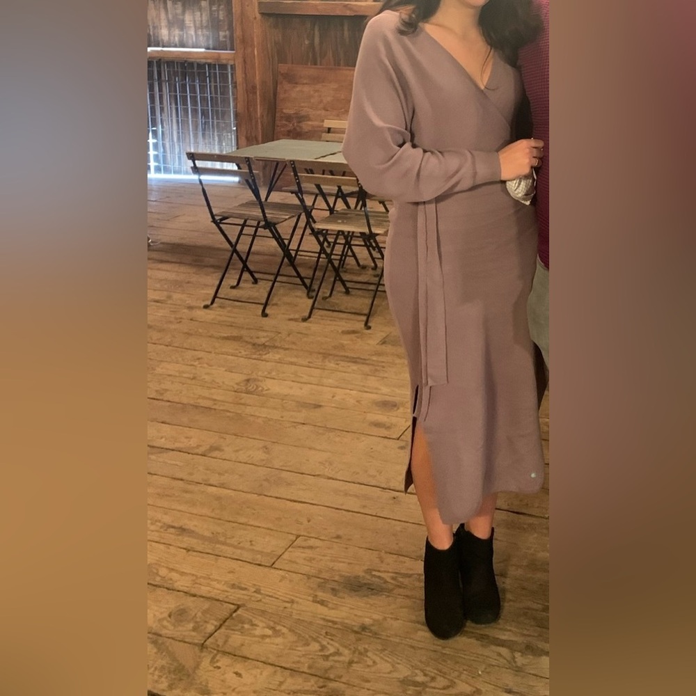 Purple Wrap Dress